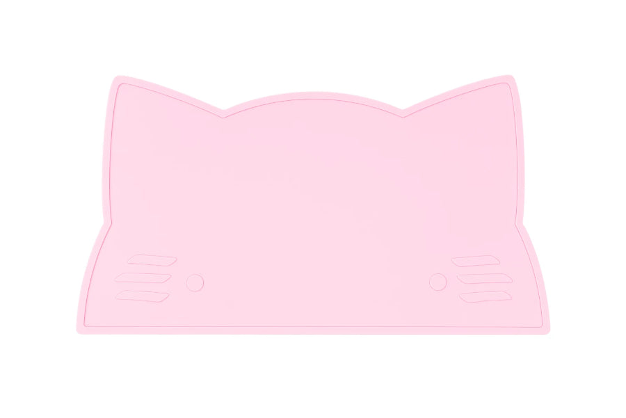 We Might Be Tiny Cat Placemat - Powder Pink