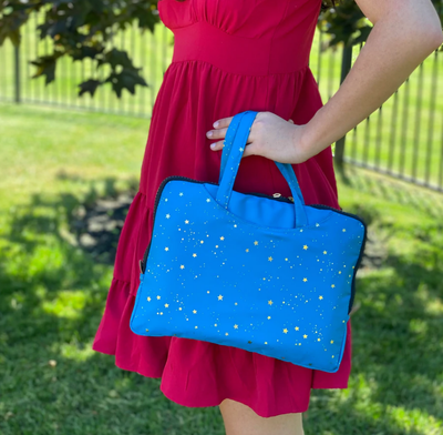 Yumbox Poche Insulated Lunch Bag - Teal Stars