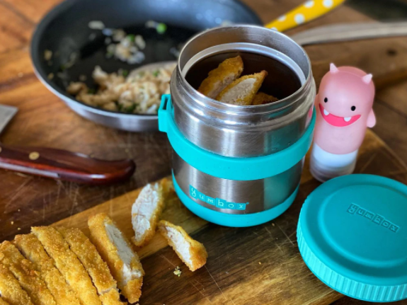 Yumbox Zuppa - Wide Mouth Thermal Food Jar 14 oz. (1.75 Cups) with A Removable Utensil Band - Triple Insulated Stainless Steel