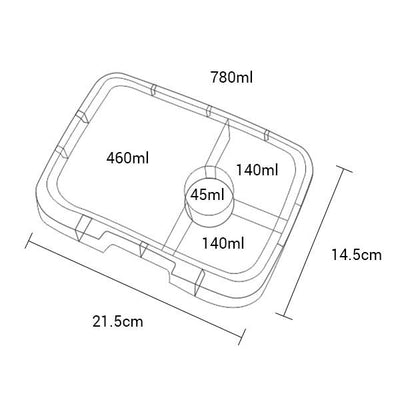 Yumbox Lunchbox Dimensions