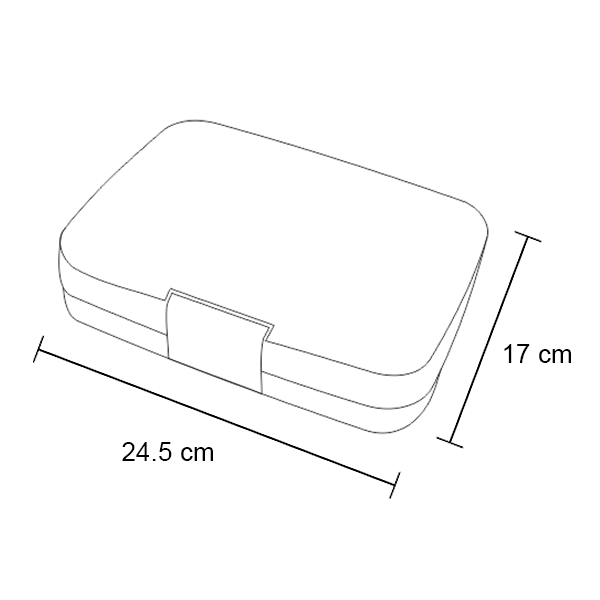 Yumbox Tapas Dimensions