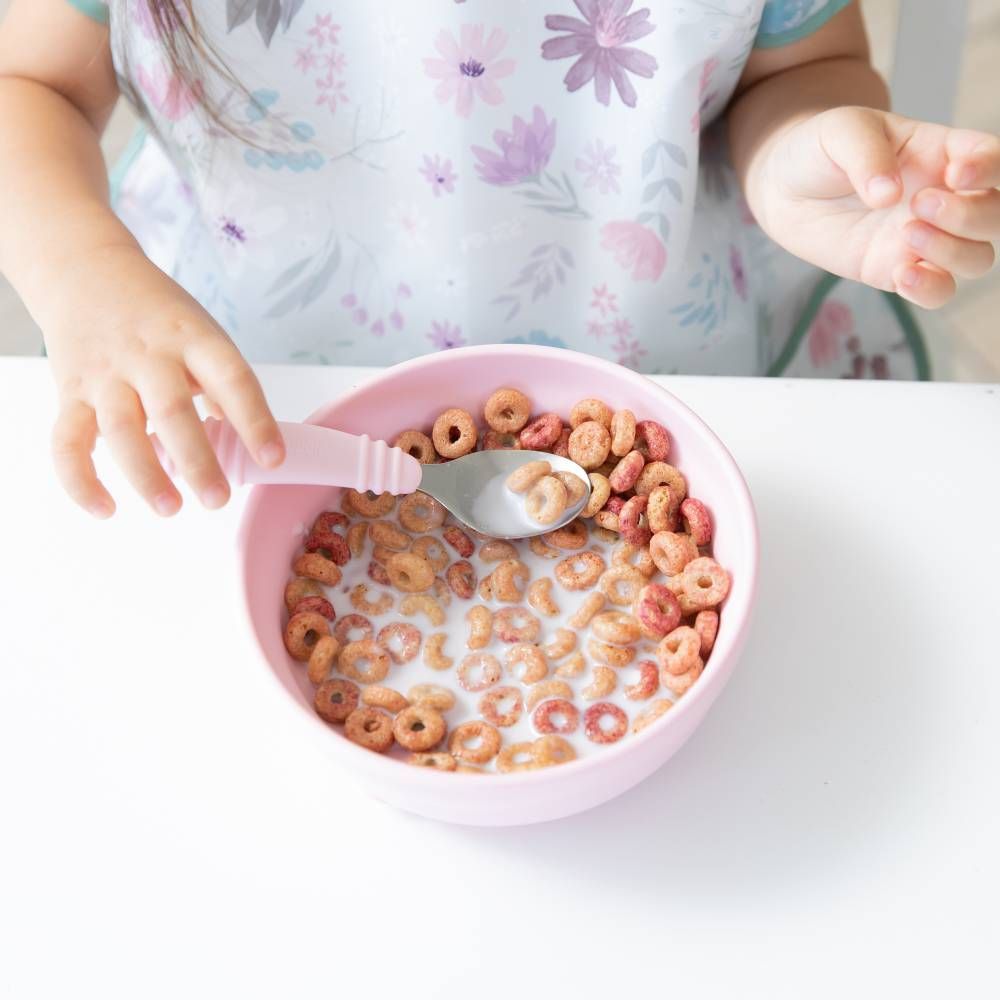 bumkins bowl pink