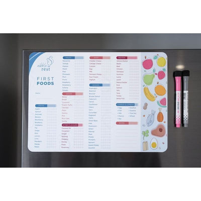 Nibble & Rest First Foods Tracker - Fridge Magnet