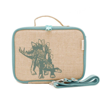 SoYoung Insulated Lunch Bag Green Stegosaurus