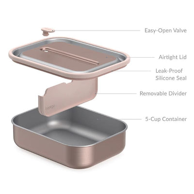 Bentgo Stainless Steel Lunch Box - Rose Gold