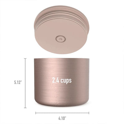 Bentgo Stainless Steel Insulated Food Container - Rose Gold