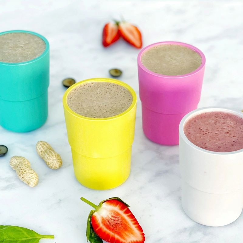 Bobo&Boo Plant-Based Cup Set - 3 Pack Tropical