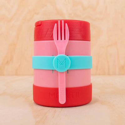 MontiiCo Silicone Cutlery Band Iced Berry