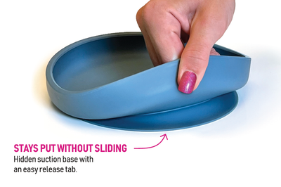 Brightberry Suction plate - blueberry