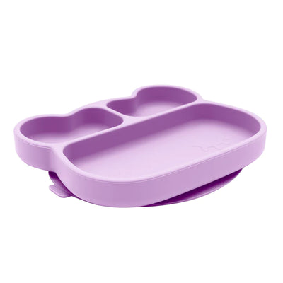 We Might Be Tiny Bear Stickie Plate- Lilac
